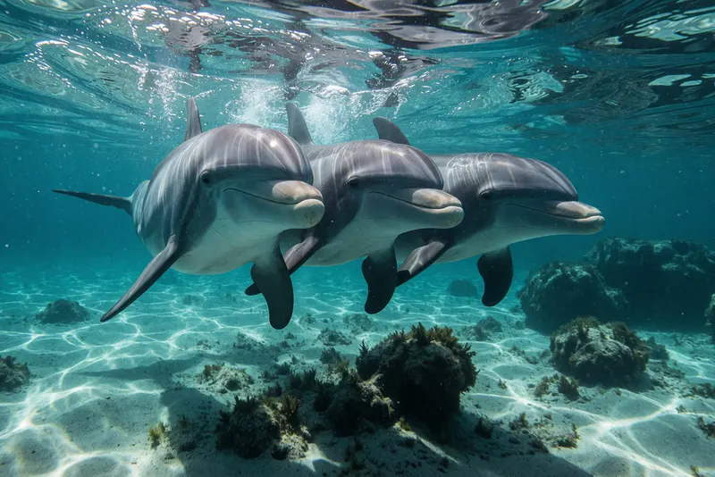 Dolphins in the Mediterranean