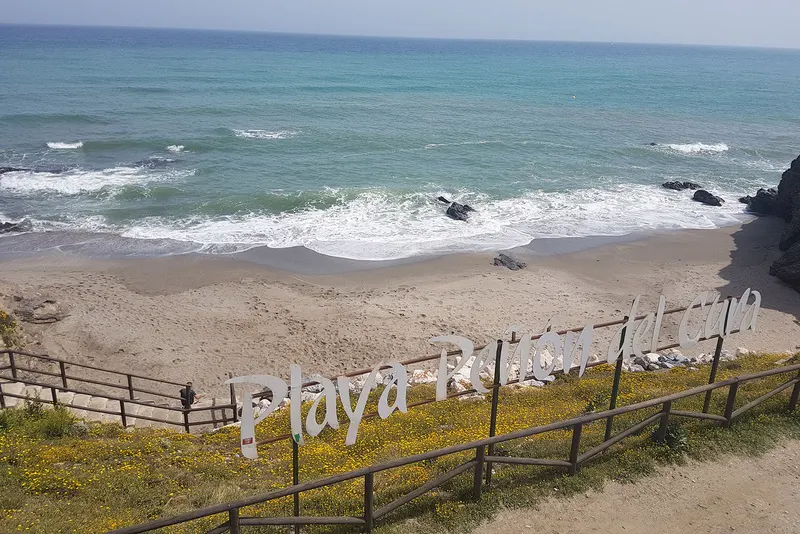 Playa Peñón del Cura, 400 metres from Casa Agnethe