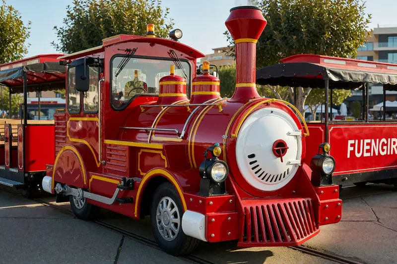 The red tourist train in Fuengirola