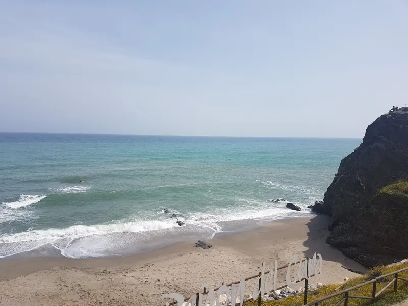 Beach and cliffs at Peñón del Cura