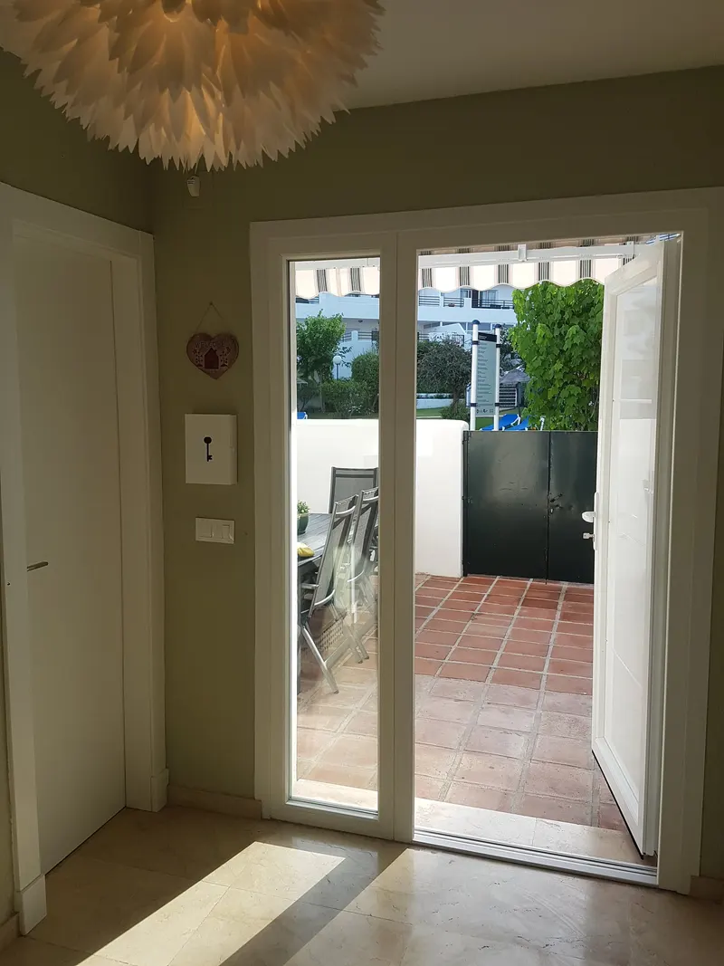 Hallway leading to the terrace and pool