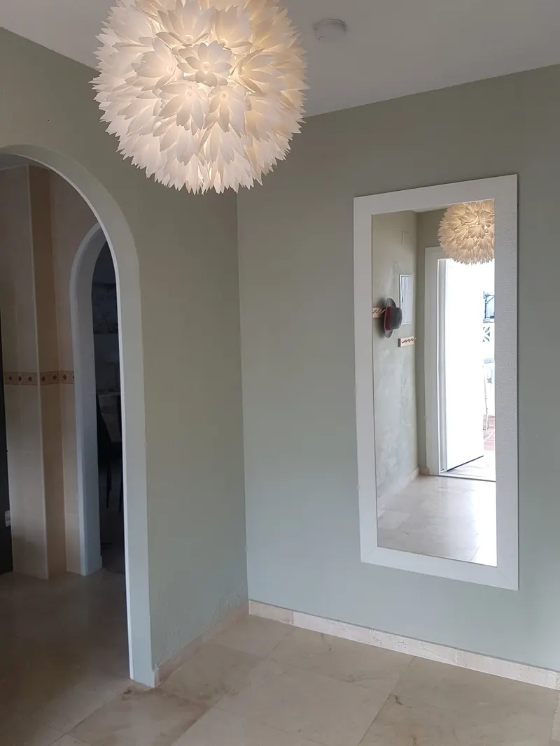 Hallway leading to the kitchen