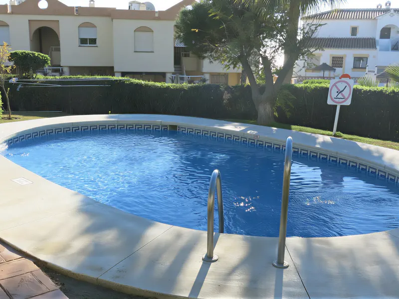 Children's pool behind the house